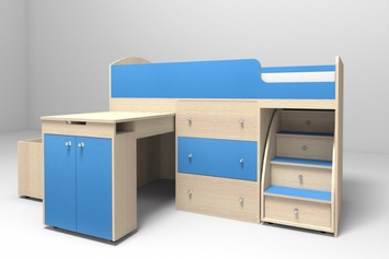 Кровать-чердак "Малыш" Ярофф Москва