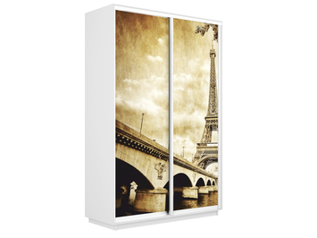 Шкаф-купе Экспресс 2-х дверный (Фото №1024 Париж)