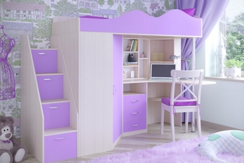 Кровать-чердак "Пионер-1" Ярофф Москва