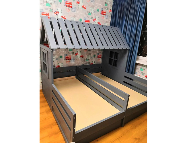 Детская кровать-домик Дуэт  без ящиков, фото отзыв