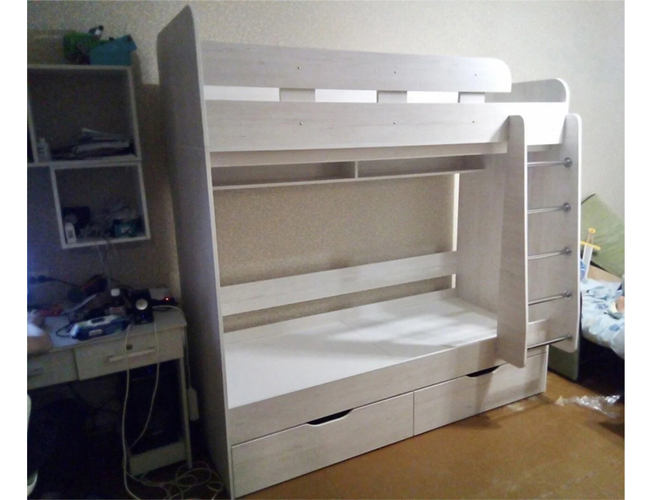 Кровать двухъярусная, фото от клиента
