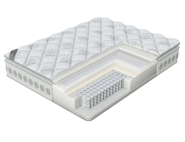 Матрас Verda Soft memory Pillow Top, чехол Frostwork