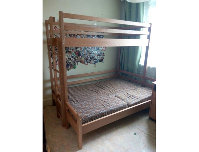 Кровать двухъярусная Велес Орленок с ящиками