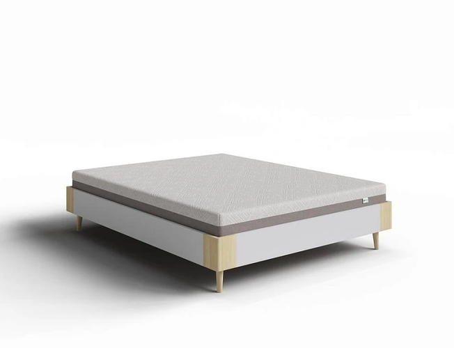 Кровать без изголовья Lagom Base Chips, белый жемчуг