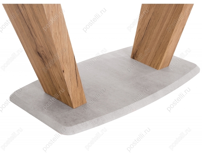 Стол на тумбе Петир 160 дуб монтана/белый (Арт 462108)