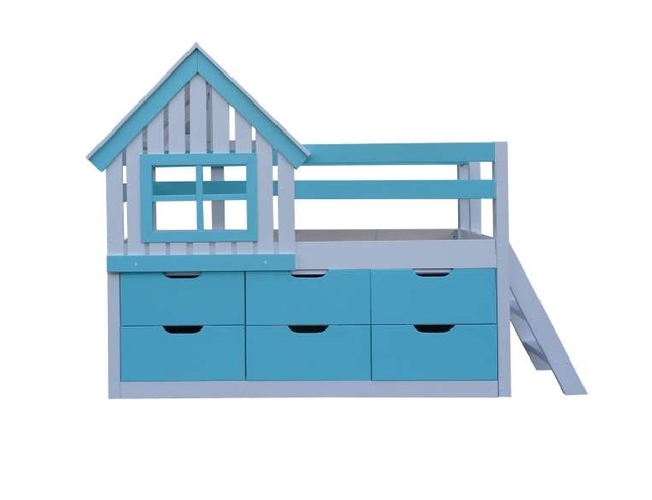 Детская кровать Велес Домик-Комод