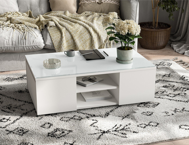 Стол журнальный Герда со стеклом