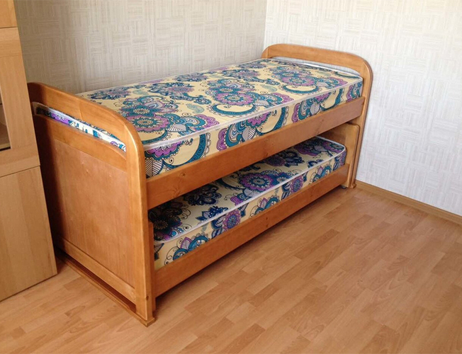 Выдвижная кровать для двоих Велес Мурзилка с выкатным местом