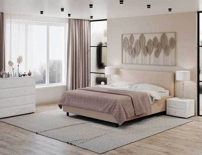 Кровать Como (Veda) 3 кожа