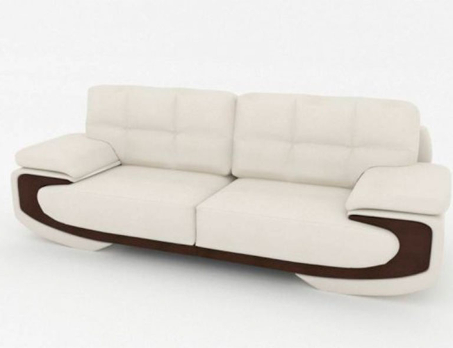 Диван Болонья КЗ – Cometa Dark Brown /Cometa white