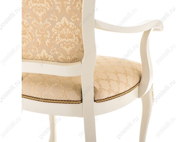 Кресло Руджеро патина золото/бежевый (Арт.318606)