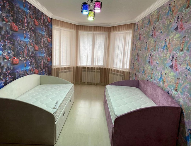 Односпальная кровать Bono в ткани