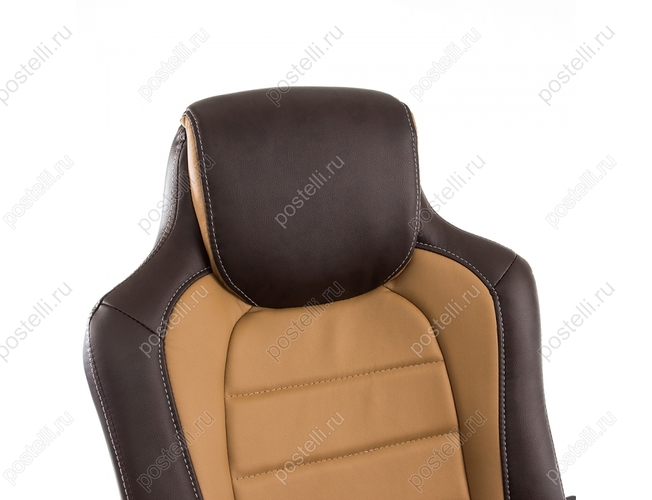 Компьютерное кресло Kadis коричневое/бежевое (Арт. 1726)